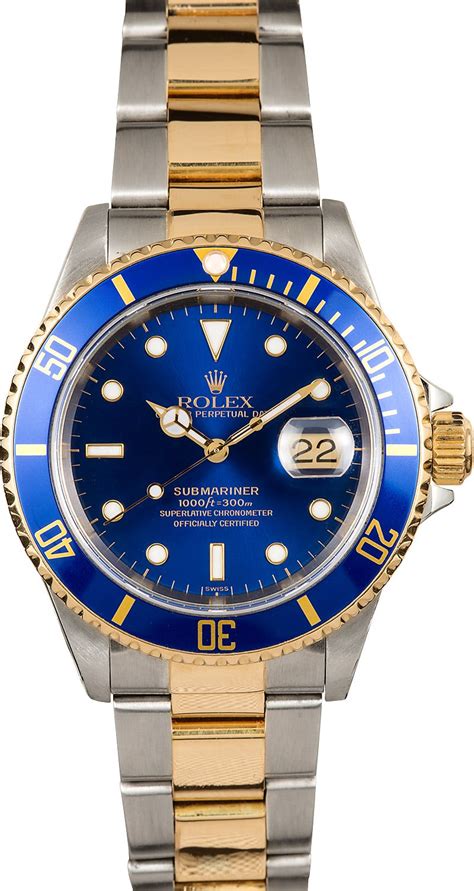 rolex sub blue face